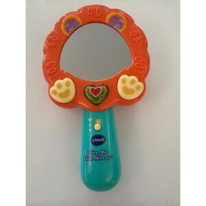 Vtech I See Me Lion Mirror Interactive Baby Toy Orange Teal 80-540900